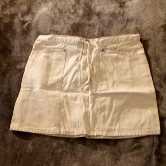TAN VINTAGE RALPH LAUREN SKIRT SMALL PT - Picture 1 of 8